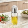 2-in-1 Premium Oil Sprayer & Dispenser – Healthy Cooking Control بخاخ وموزع زيت ذكي