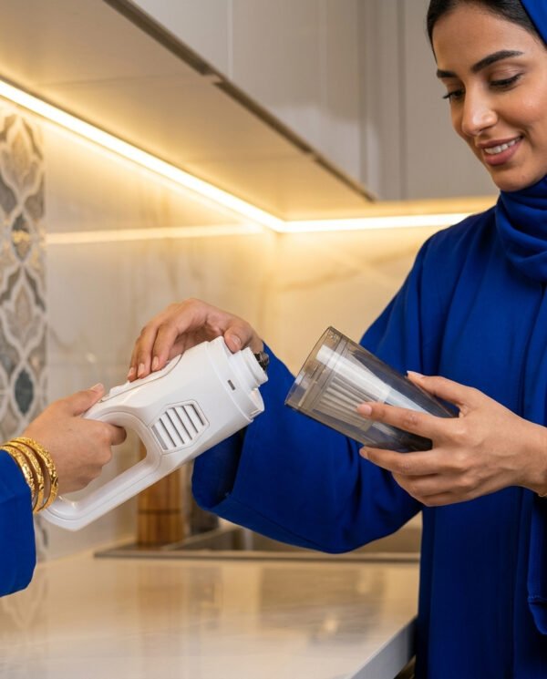 02 Smart Portable Vacuum Cleaner – Strong Suction Mini Cleaner | مكنسة محمولة ذكية