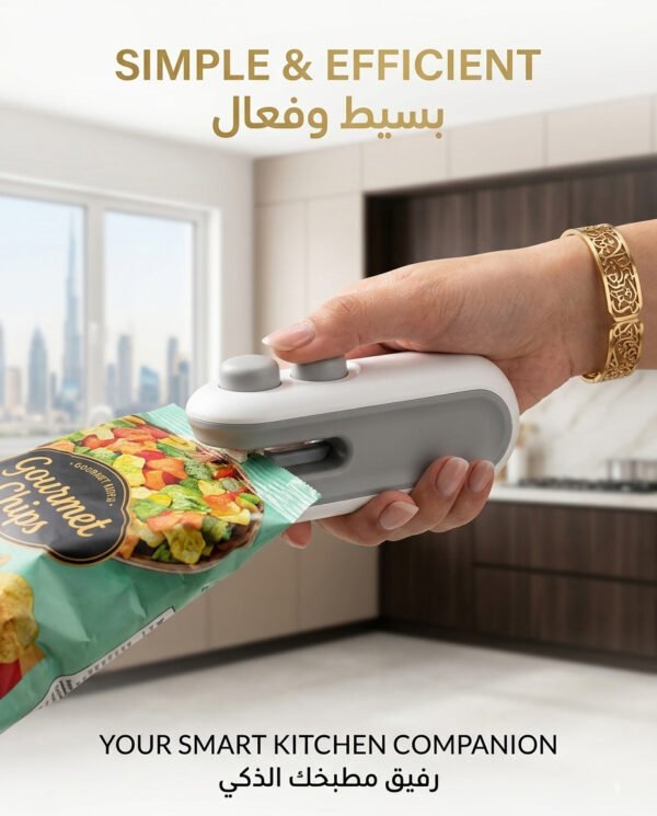 Portable Mini Sealer – حافظ على Snacks Fresh Anywhere! 🔒