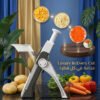 4-in-1 Manual Vegetable Cutter & Mandoline Slicer – Safe Slice Adjustable Thickness | مطبخ سهل & سريع