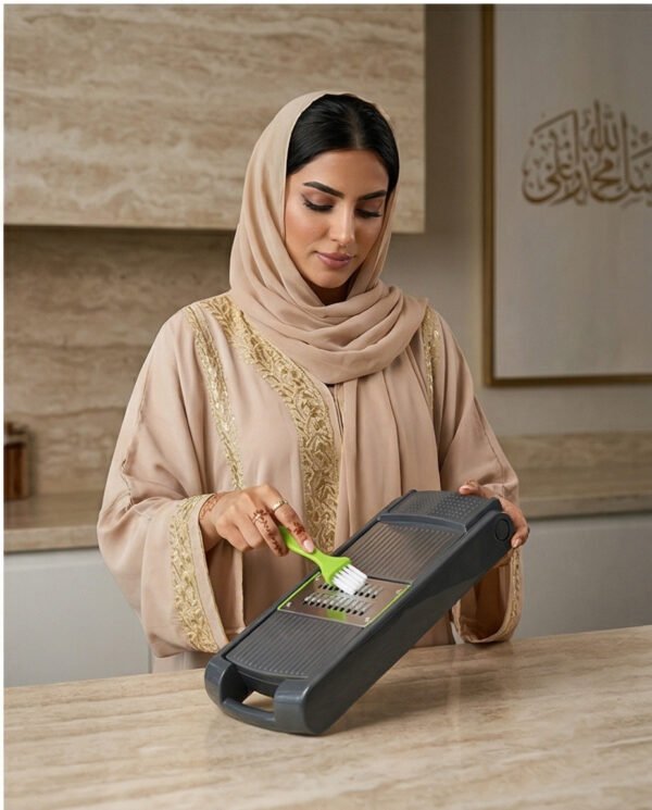 14-in-1 Vegetable Chopper & Slicer – Multifunctional Veggie Cutter مع 8 Blades + Storage Container