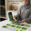 14-in-1 Vegetable Chopper & Slicer – Multifunctional Veggie Cutter مع 8 Blades + Storage Container